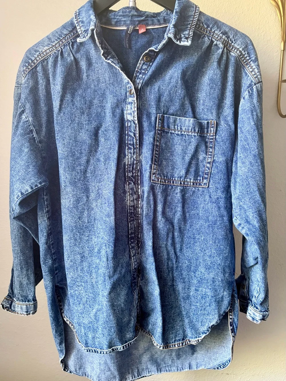 Pilcro Denim Button-Down Top by Anthropologie - Picture 5 of 6